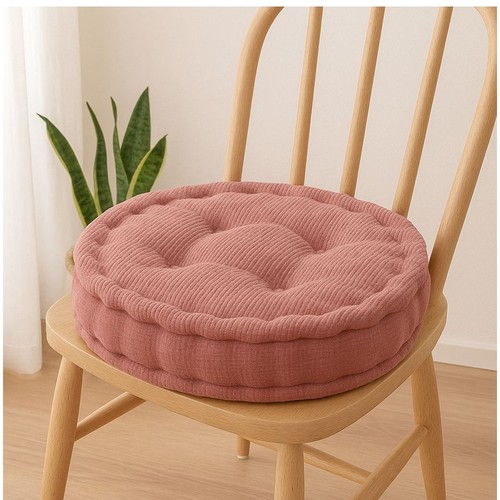 Fleece round chair cushion - chair,