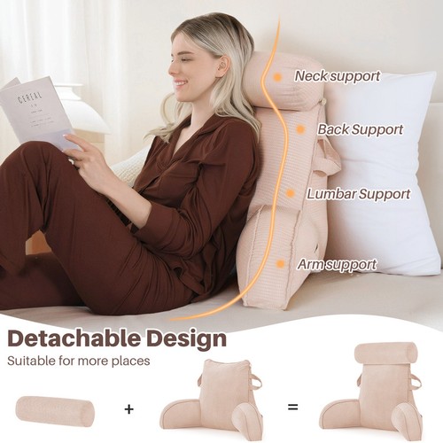 Bed reading pillow back rest - bed,